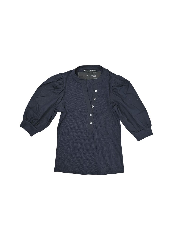 Veronica Beard Coralee Top In Navy